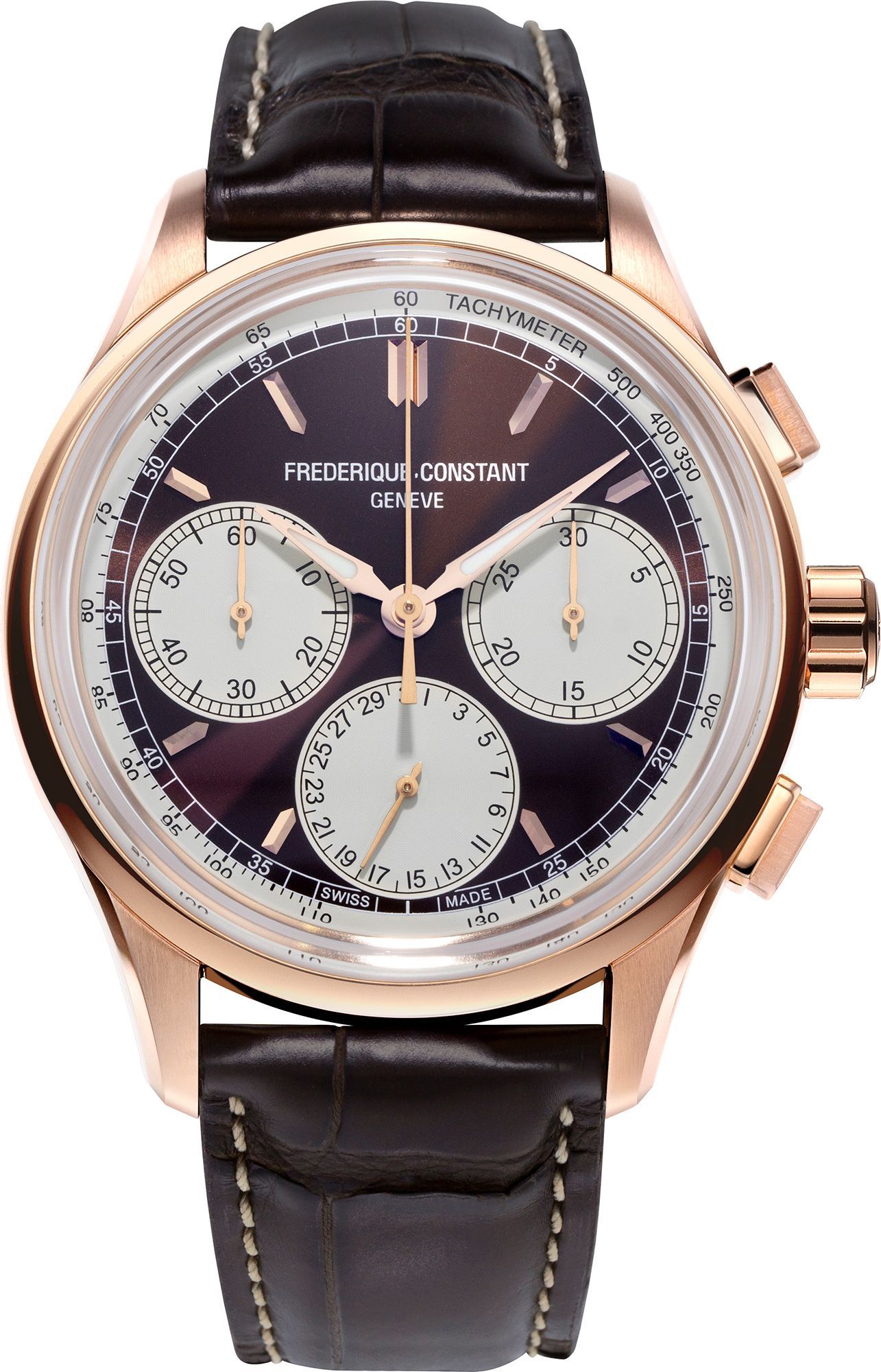 Frederique Constant Manufacture Manufacture Classic Flyback Chronograph Multicolor Dial 42 mm Automatic Watch For Men - 1