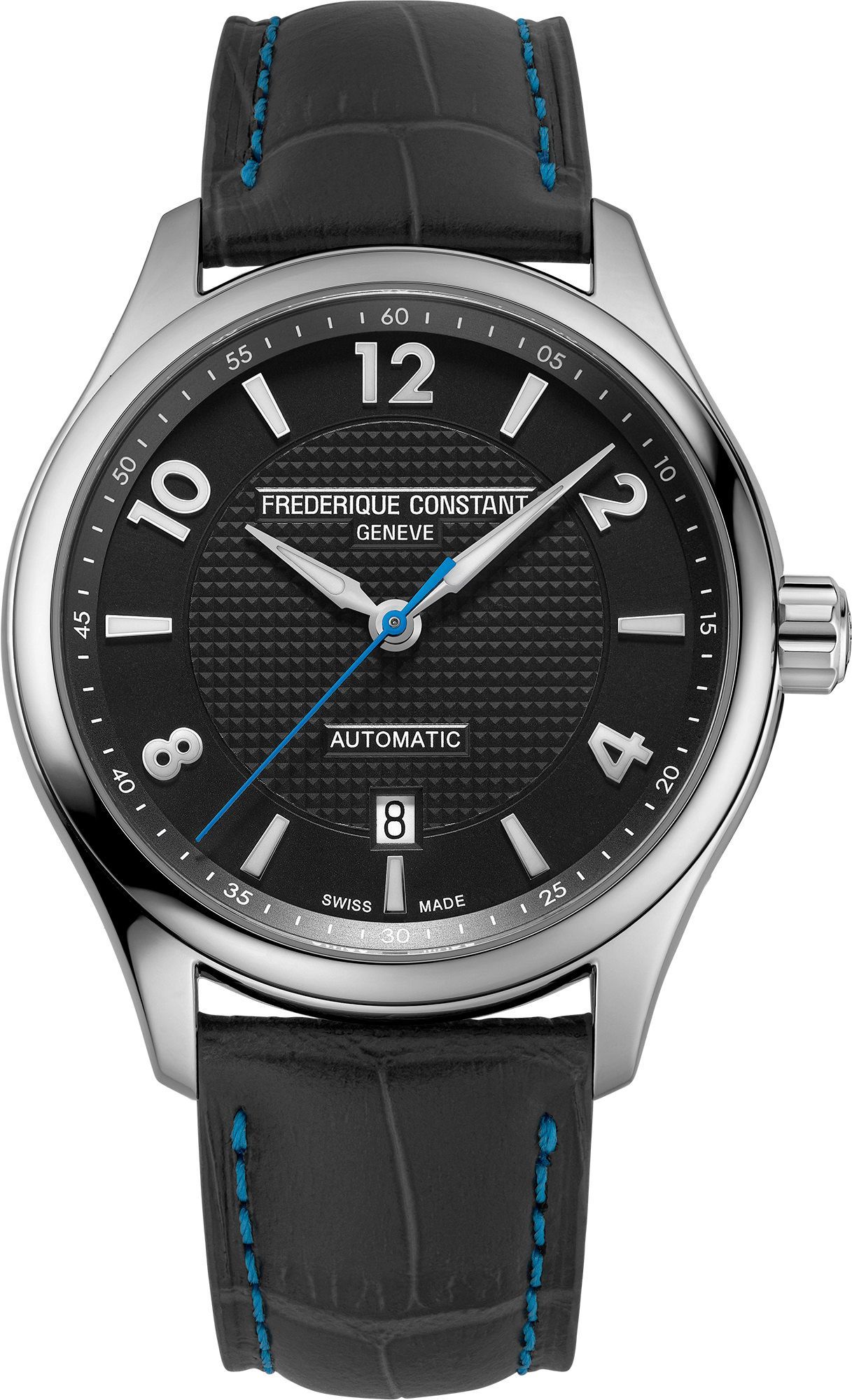 Frederique Constant Runabout Automatic 42 mm Watch in Black Dial For Men - 1