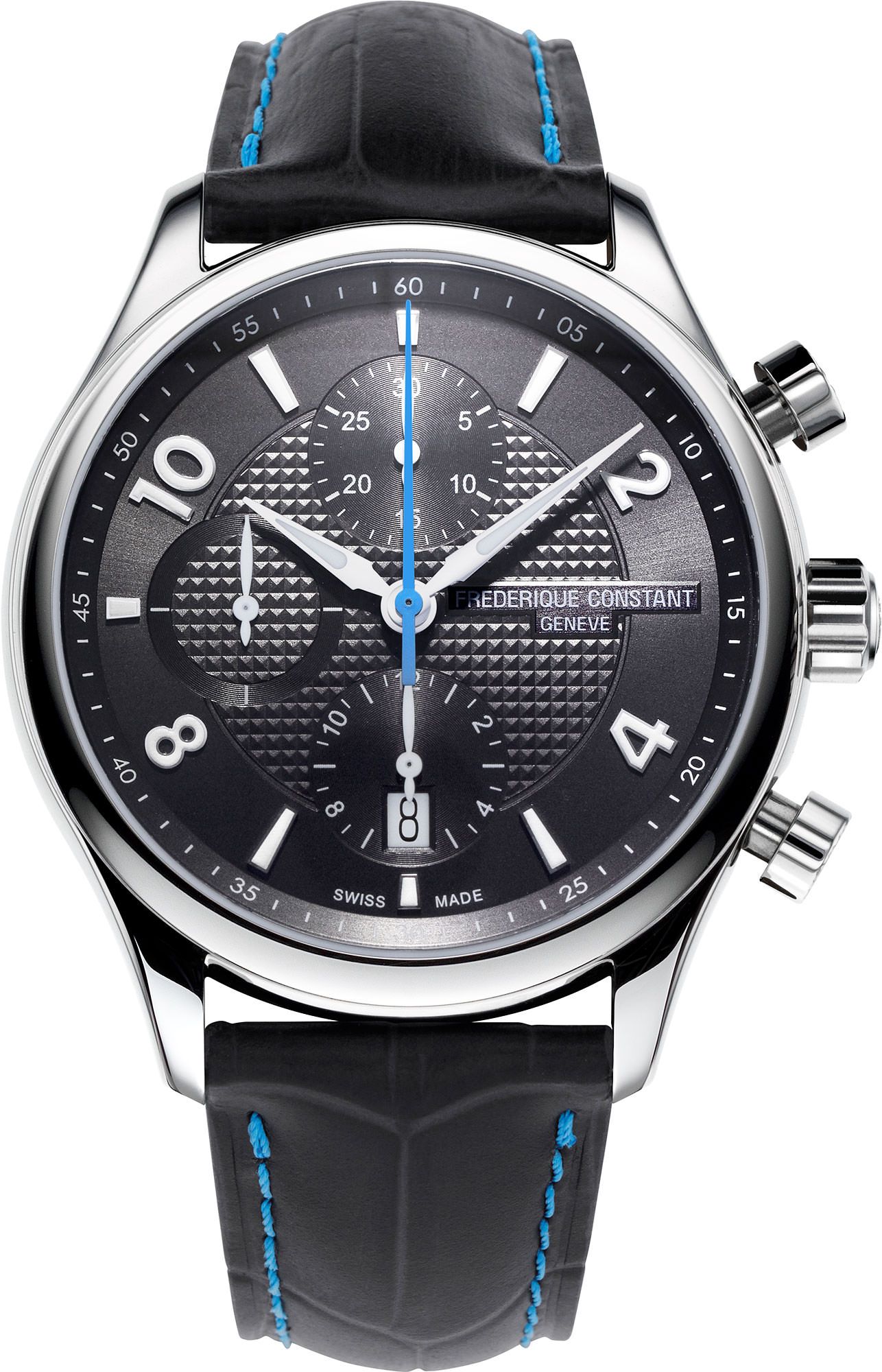 Frederique Constant Runabout Automatic Men Watches in Round case Grey Dial