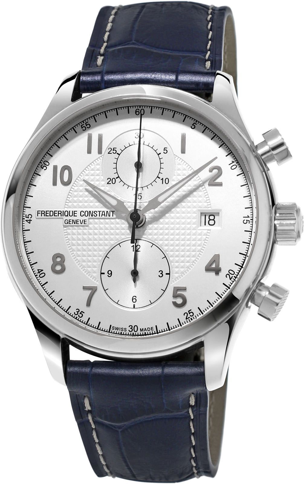 Frederique Constant Runabout Runabout Chronograph Automatic Silver Dial 42 mm Automatic Watch For Men - 1