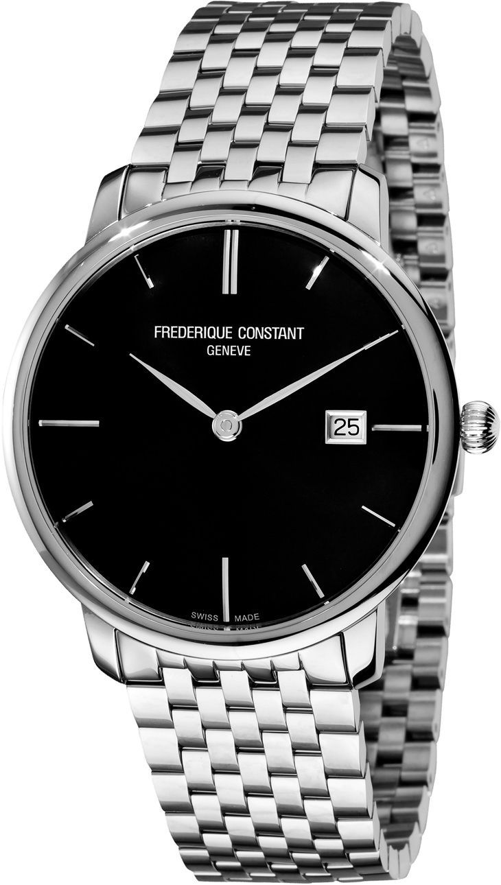 Frederique Constant Slimline Runabout Automatic Black Dial 40 mm Automatic Watch For Men - 1