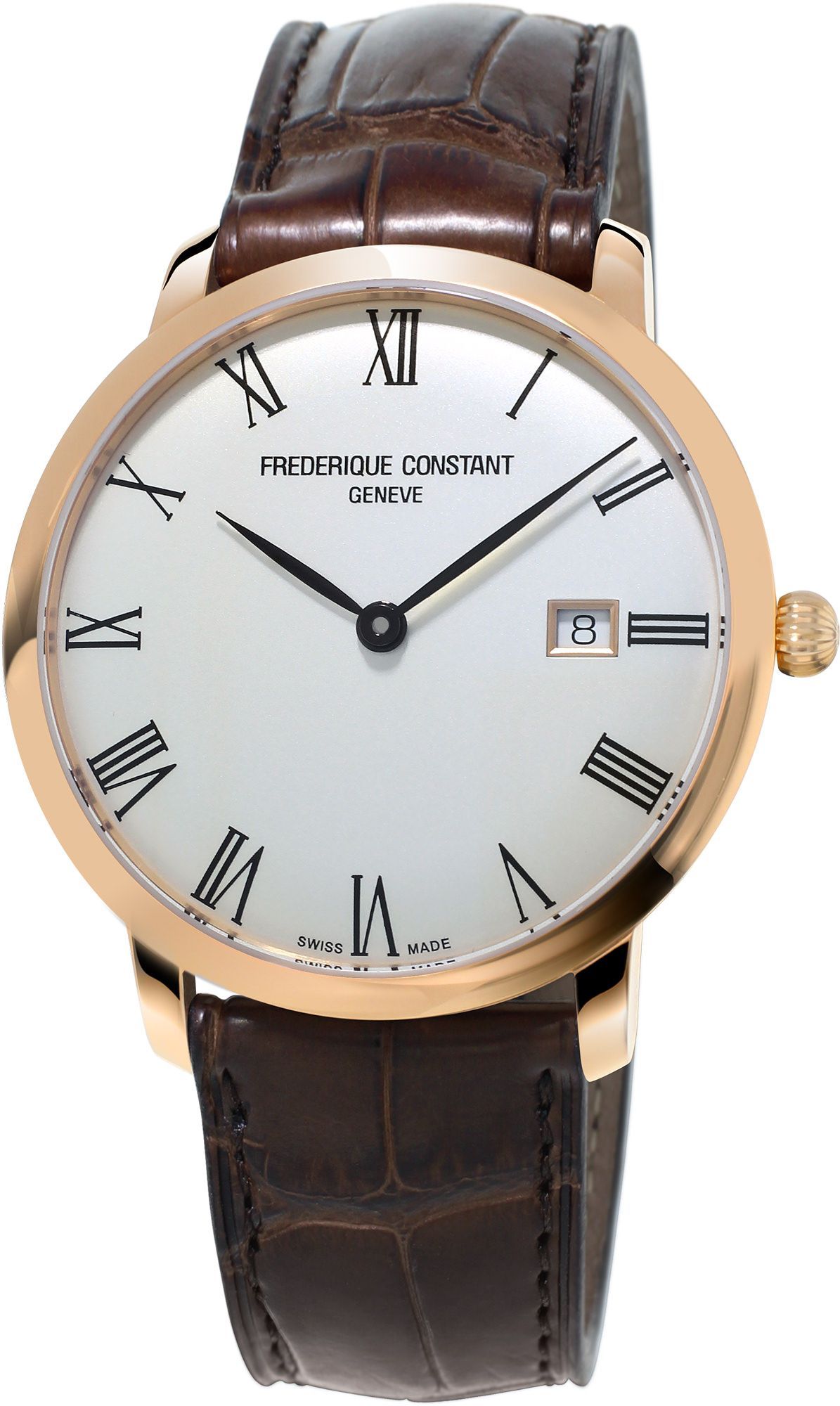 Frederique Constant Slimline Gents Silver Dial 40 mm Automatic Watch For Men - 1