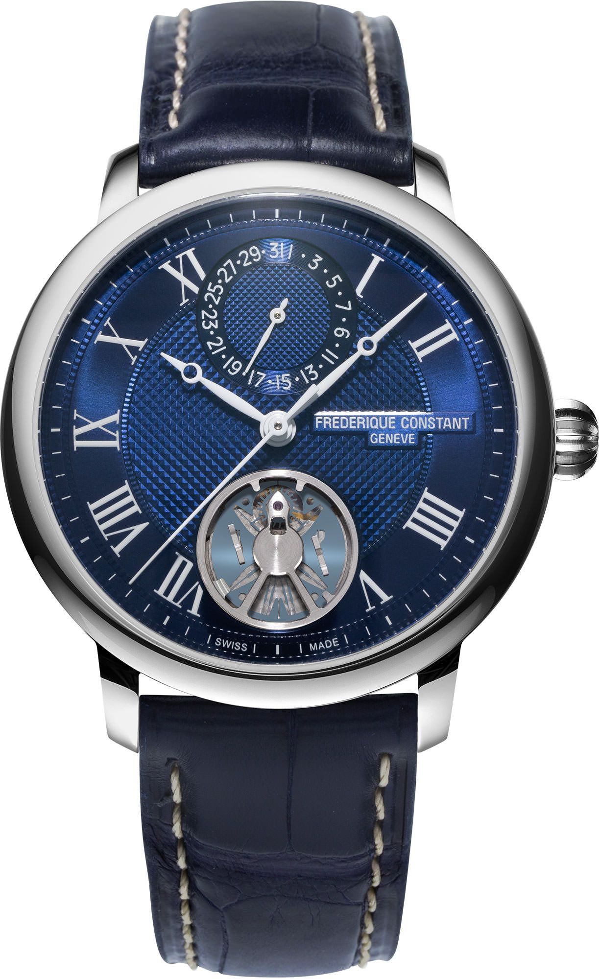 Frederique Constant Manufacture Manufacture Slimline Monolithic Blue Dial 40 mm Automatic Watch For Men - 1