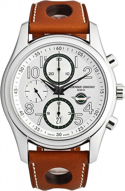 Frederique Constant Vintage Rally Healey Chronograph Automatic Silver Dial 43 mm Automatic Watch For Men - 1