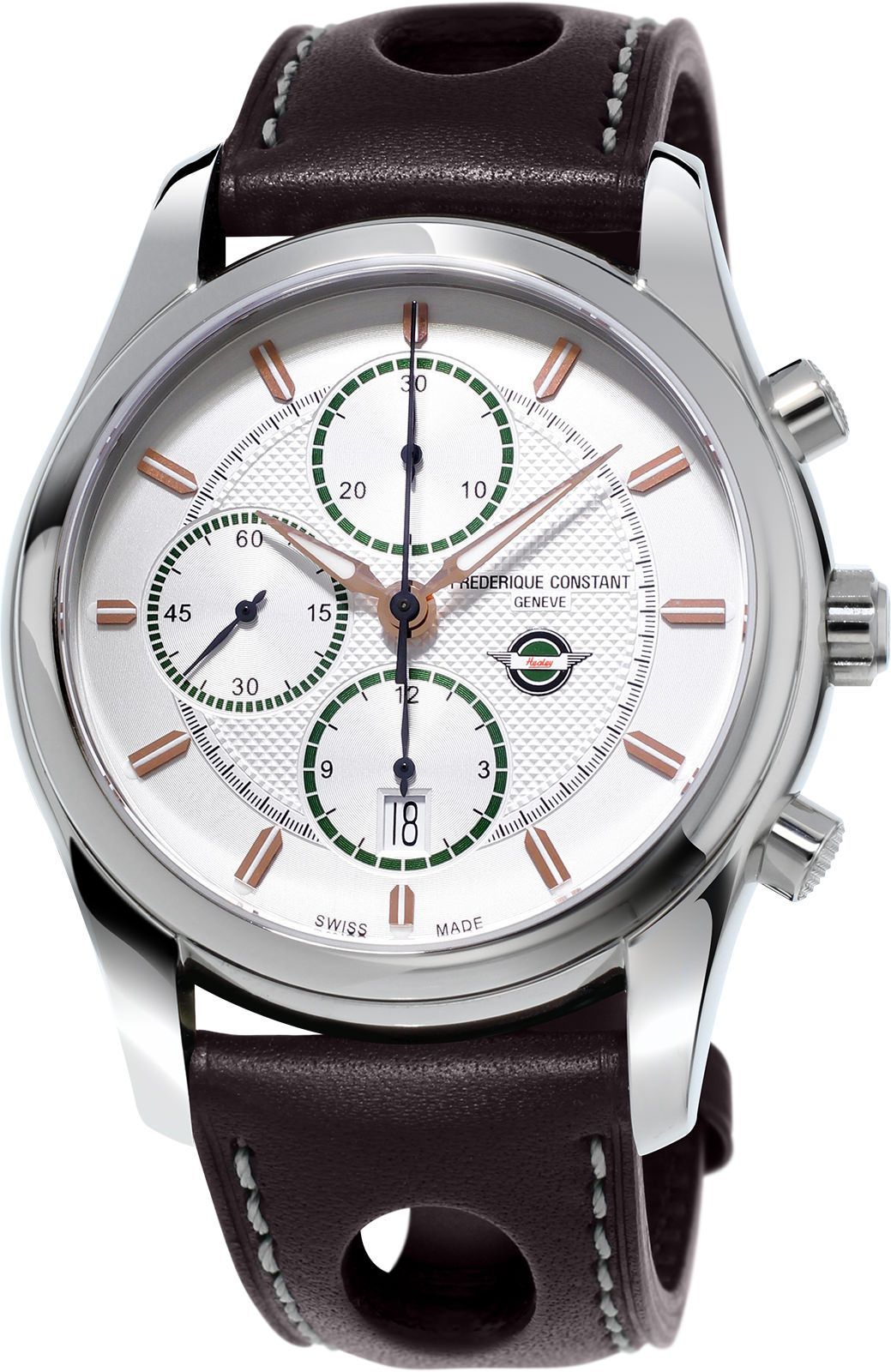 Frederique Constant Vintage Rally Healey Silver Dial 43 mm Automatic Watch For Men - 1