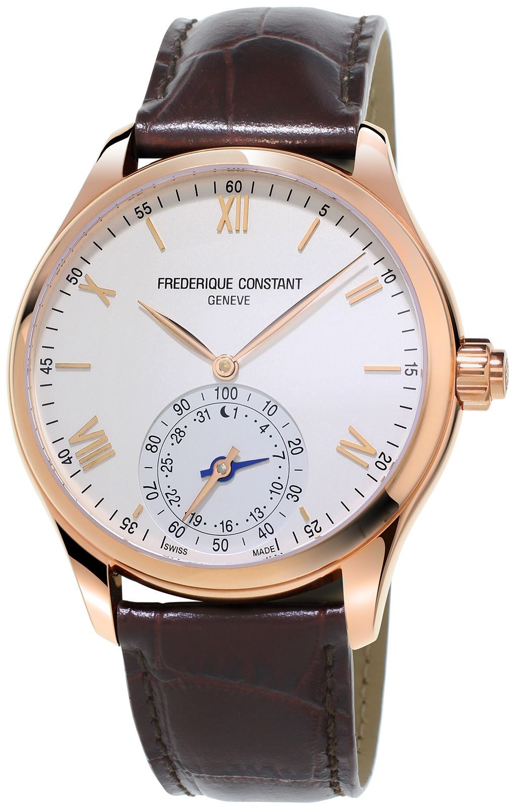 Frederique Constant Horological Smartwatch  Silver Dial 42 mm Quartz Watch For Men - 1