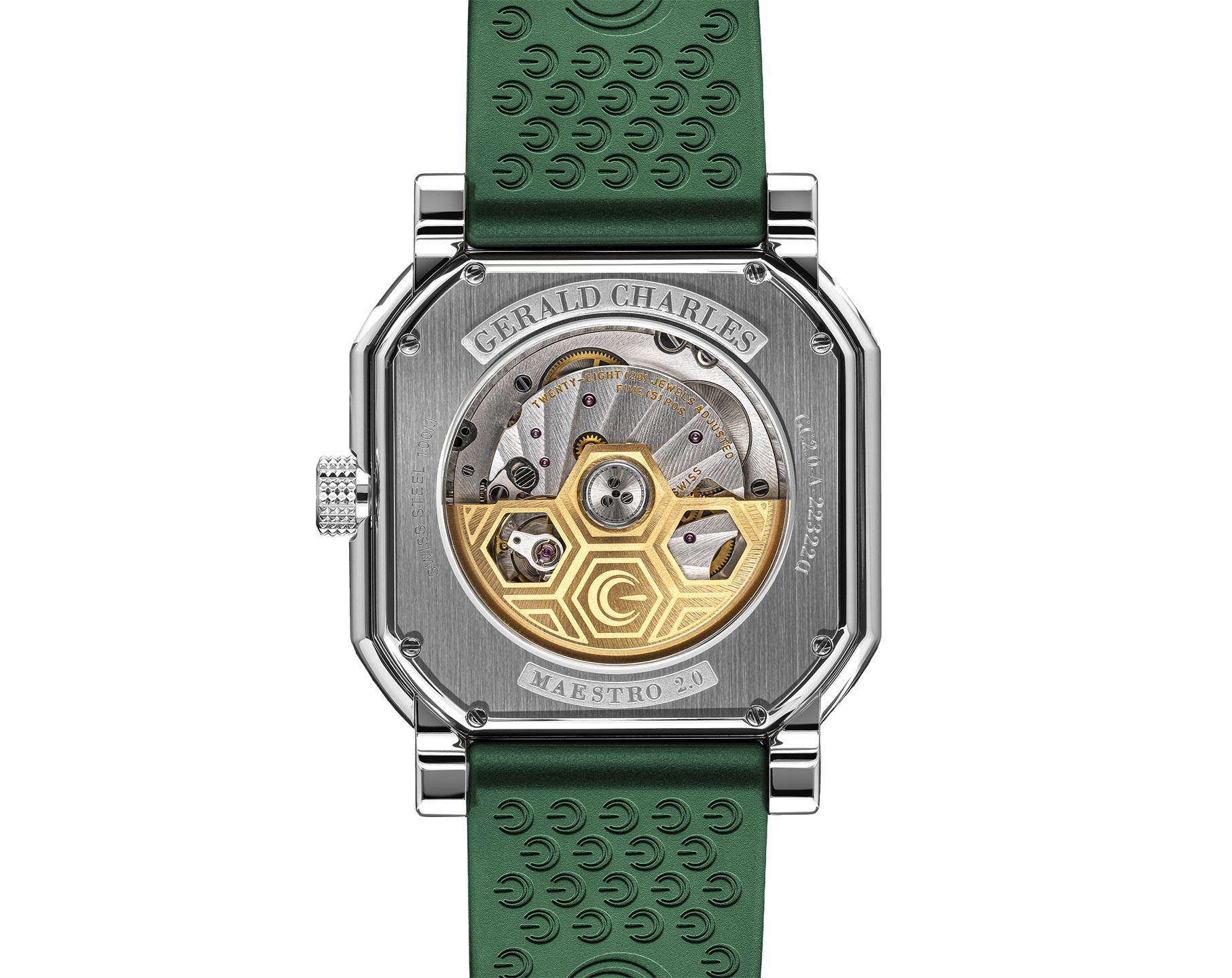 Gerald Charles Maestro Maestro 2.0 Ultra-Thin Green Dial 41.7 mm Automatic Watch For Unisex - 4