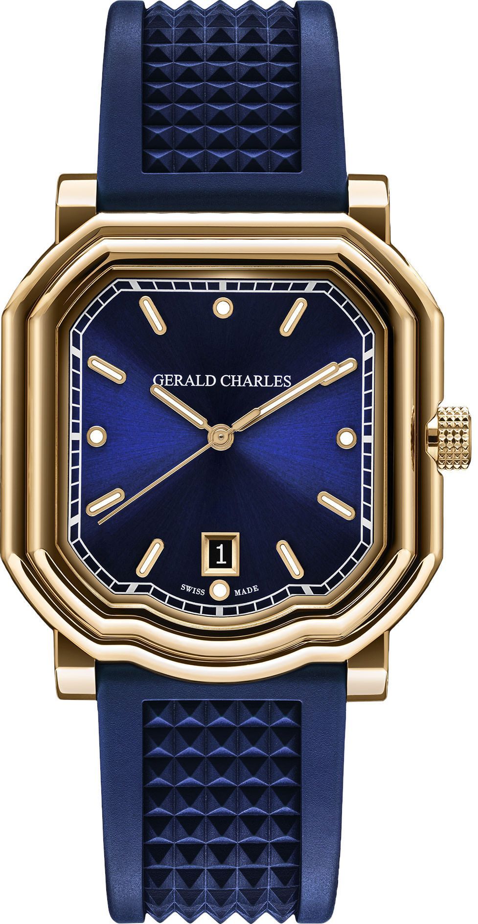 Gerald Charles  41.7 mm Watch in Blue Dial For Unisex - 1