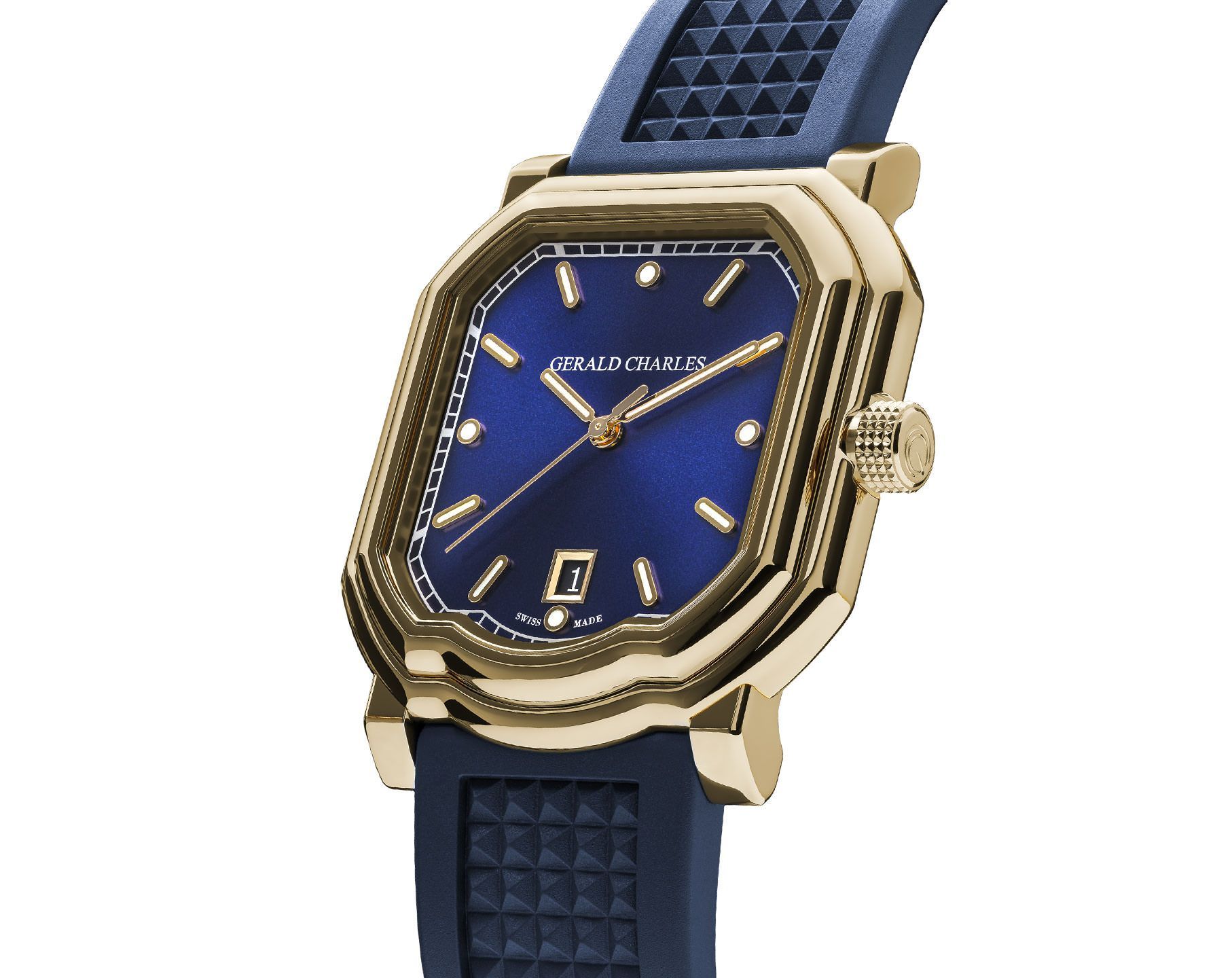 Gerald Charles  41.7 mm Watch in Blue Dial For Unisex - 2