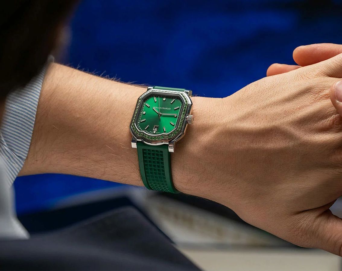 Gerald Charles Maestro Maestro 2.0 Ultra-Thin Green Dial 39 mm Automatic Watch For Men - 4