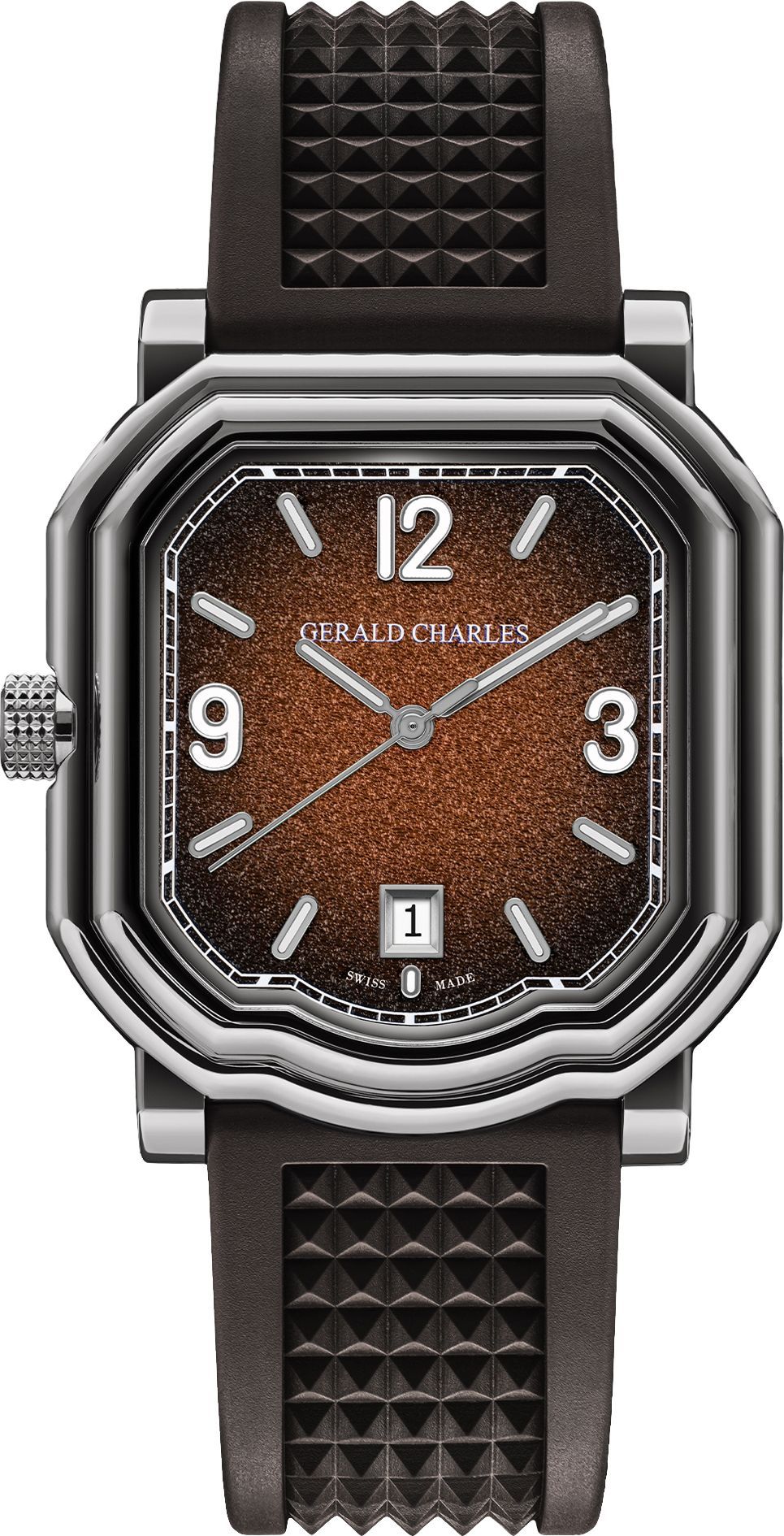 Gerald Charles Maestro GC Sport Brown Dial 39 mm Automatic Watch For Men - 1