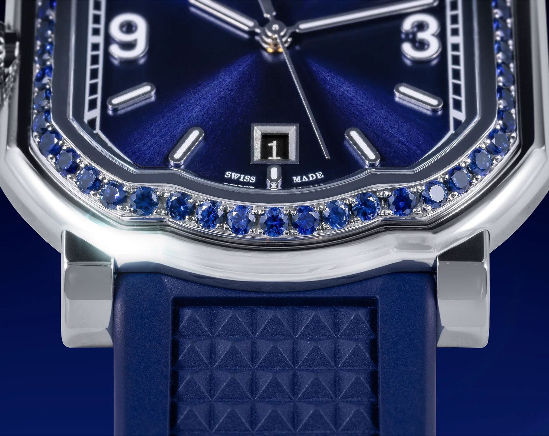Gerald Charles Maestro GC Sport Blue Dial 39 mm Automatic Watch For Men - 4