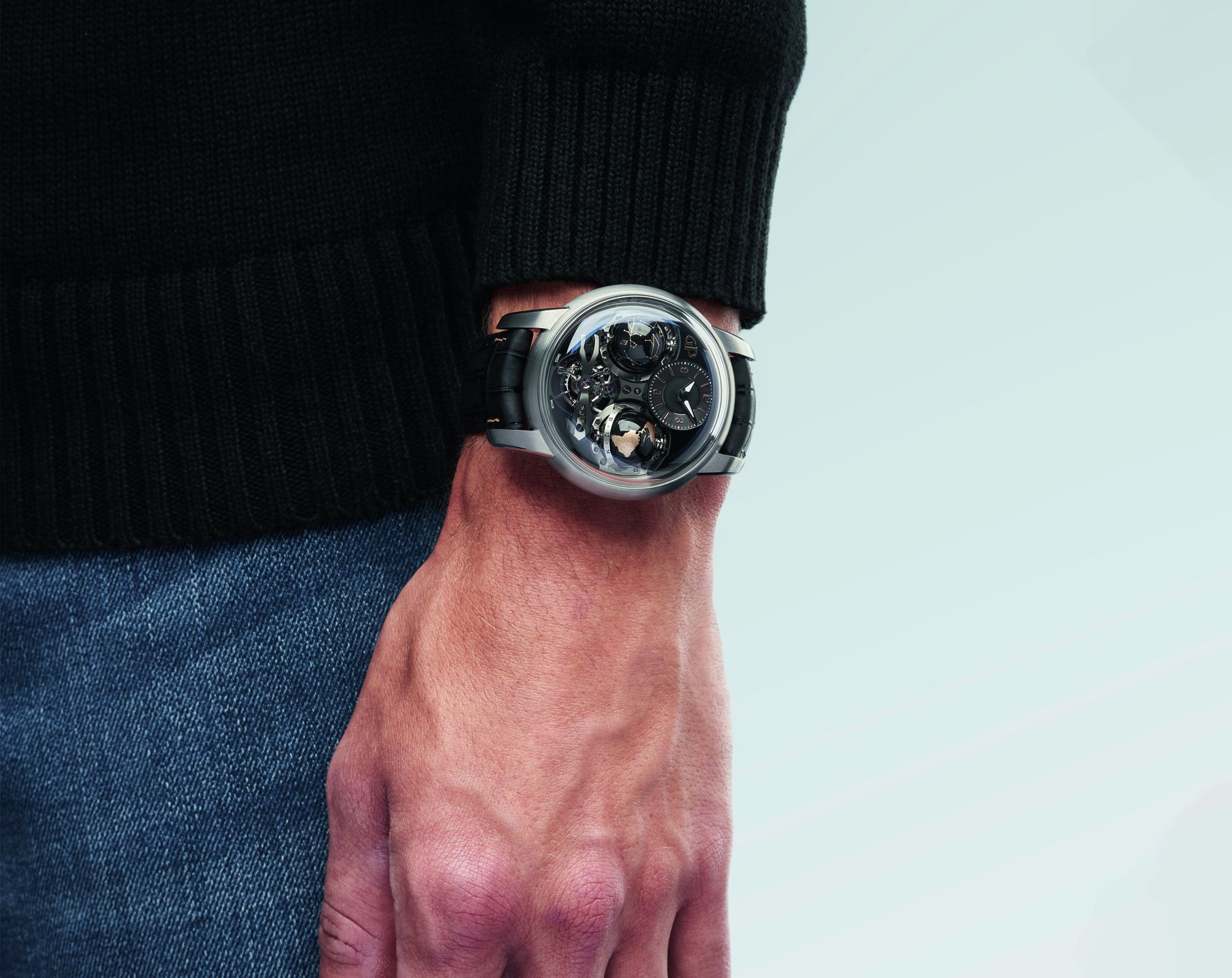 Girard-Perregaux Tourbillon 47 mm Watch in Skeleton Dial For Men - 4