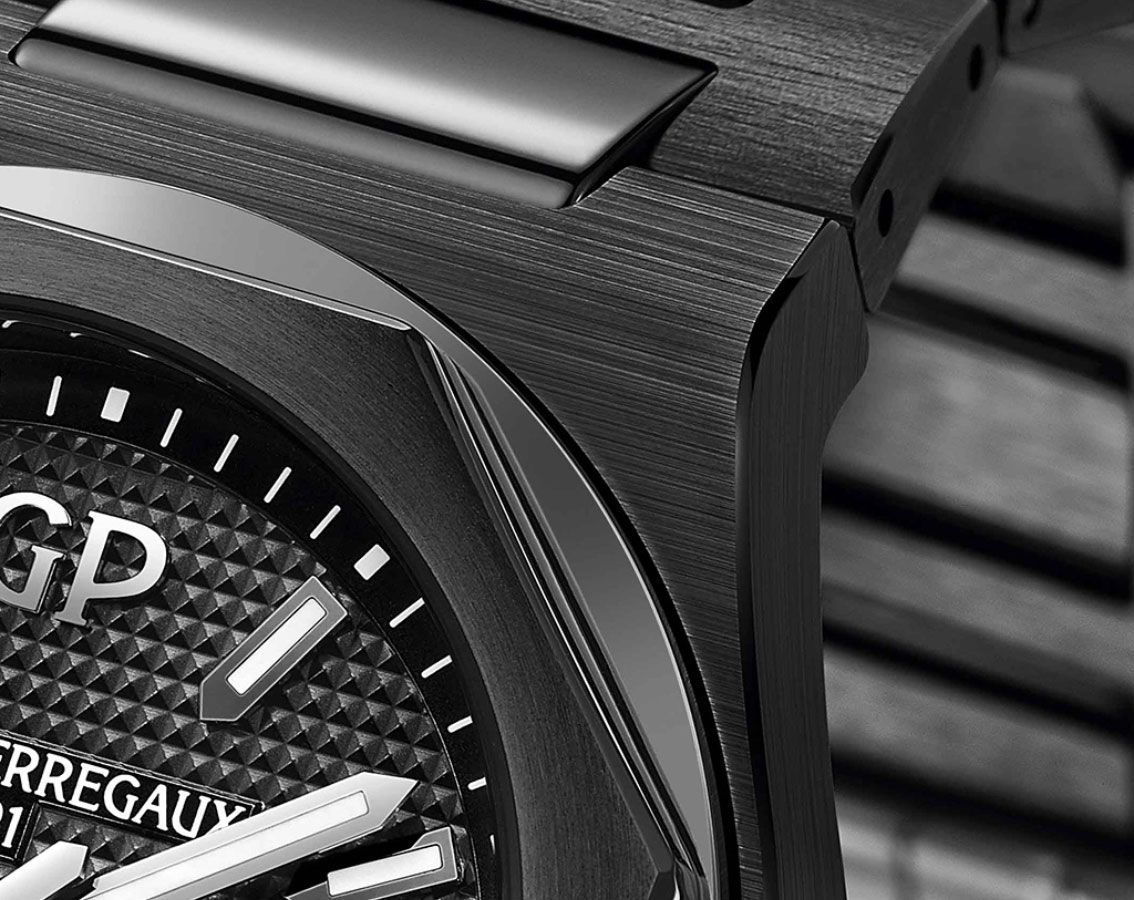 Girard-Perregaux Classic Laureato 38 mm Watch in Black Dial For Unisex - 3