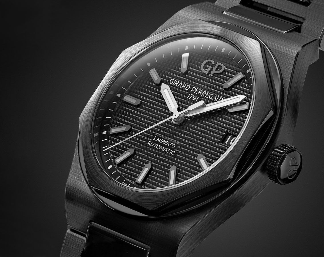 Girard-Perregaux Classic Laureato 38 mm Watch in Black Dial For Unisex - 4
