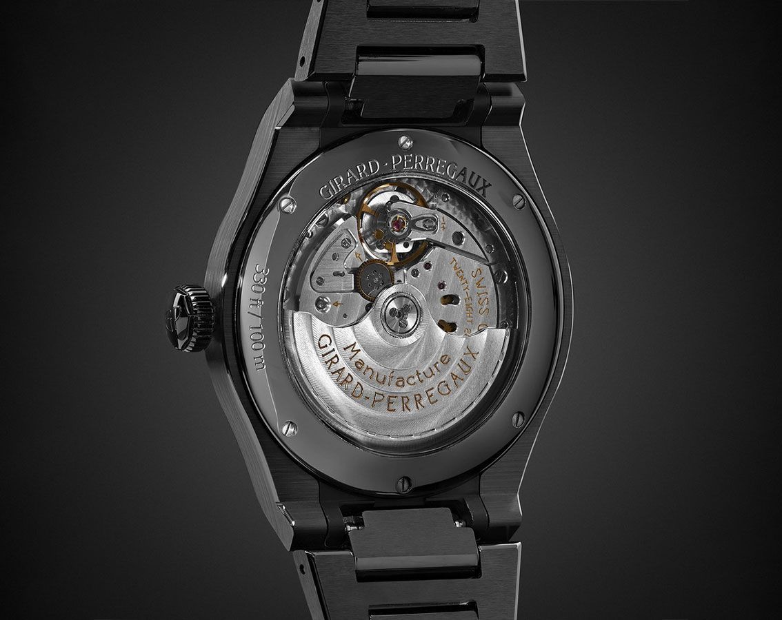 Girard-Perregaux Classic Laureato 38 mm Watch in Black Dial For Unisex - 5