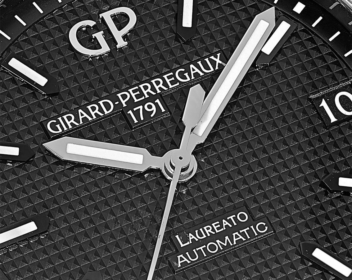Girard-Perregaux Classic Laureato 38 mm Watch in Black Dial For Unisex - 6