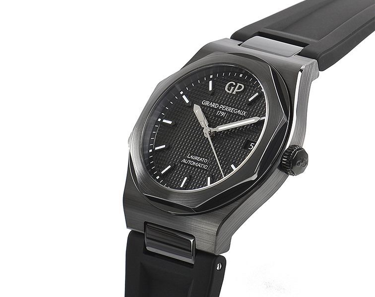 Girard-Perregaux Classic Laureato 38 mm Watch in Black Dial For Unisex - 2