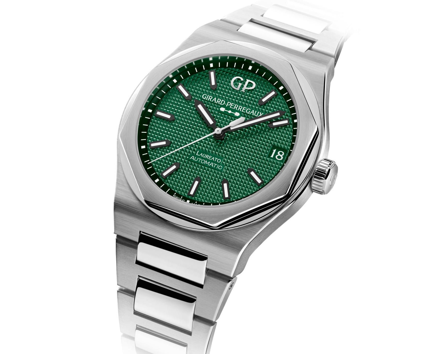 Girard-Perregaux Laureato Classic Laureato Green Dial 42 mm Automatic Watch For Men - 2