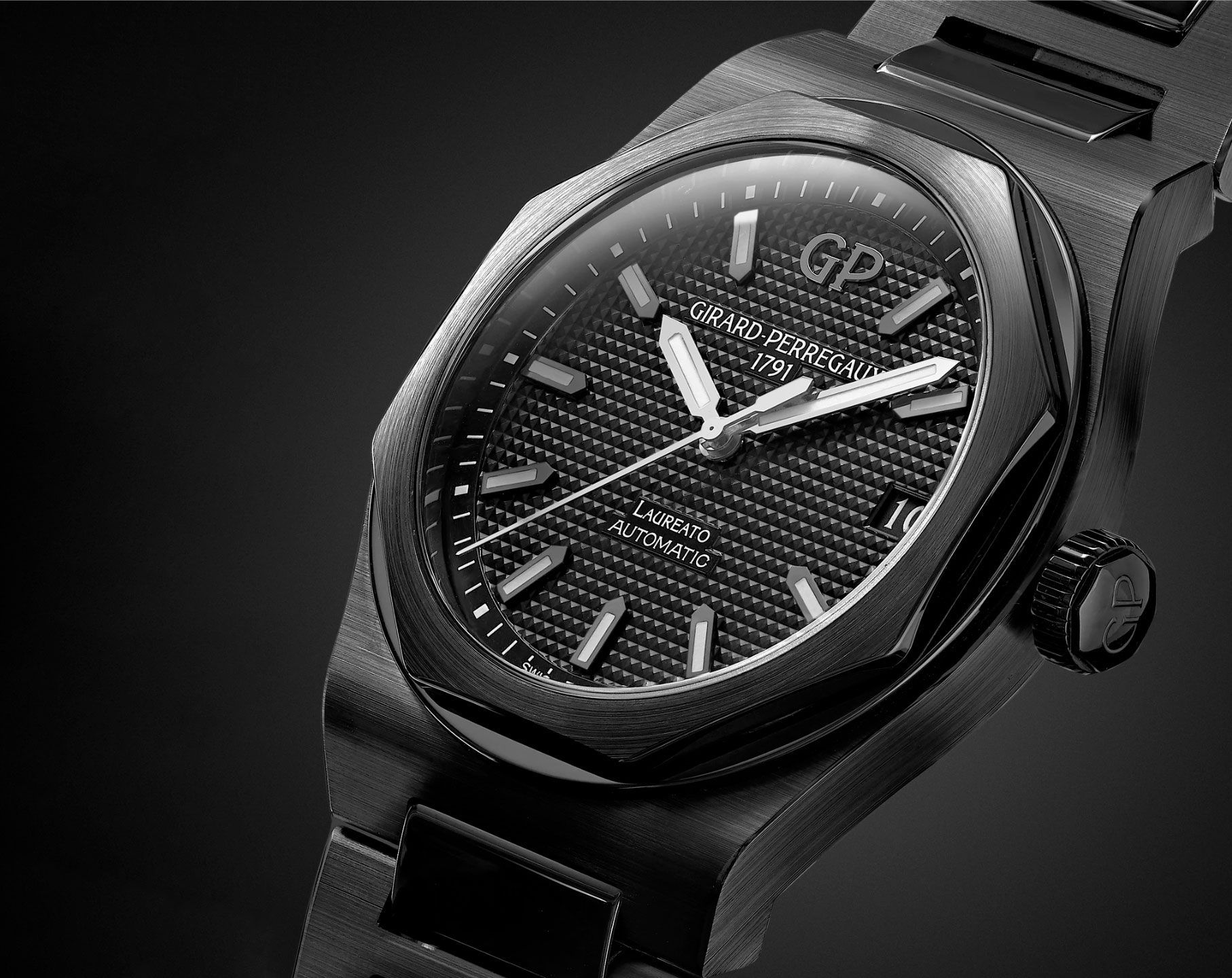 Girard-Perregaux Laureato Classic Laureato Black Dial 42 mm Automatic Watch For Men - 7