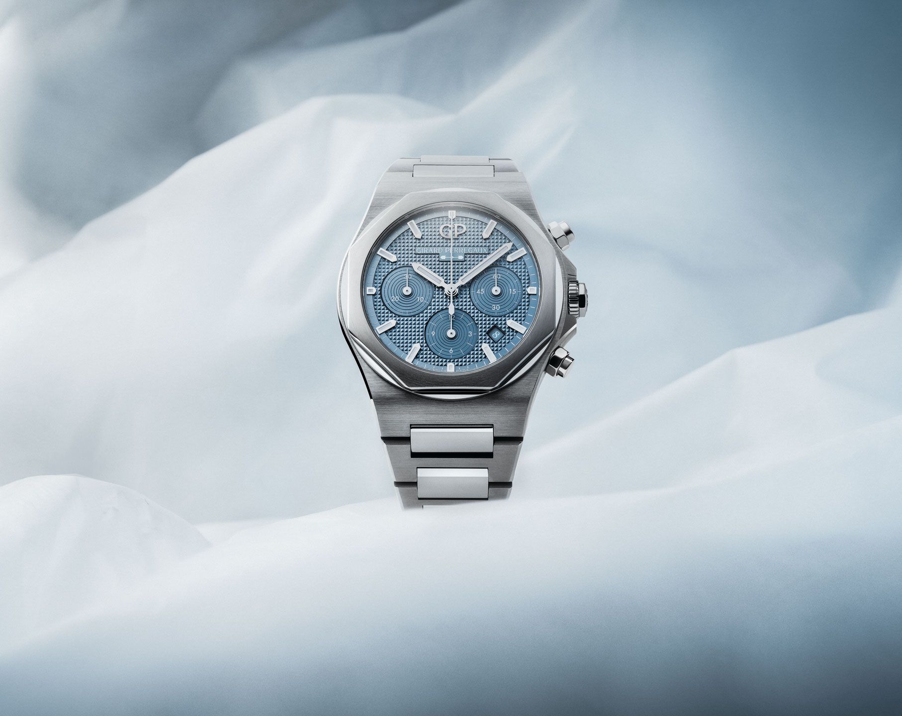 Girard-Perregaux Laureato Chronograph Blue Dial 42 mm Automatic Watch For Men - 3