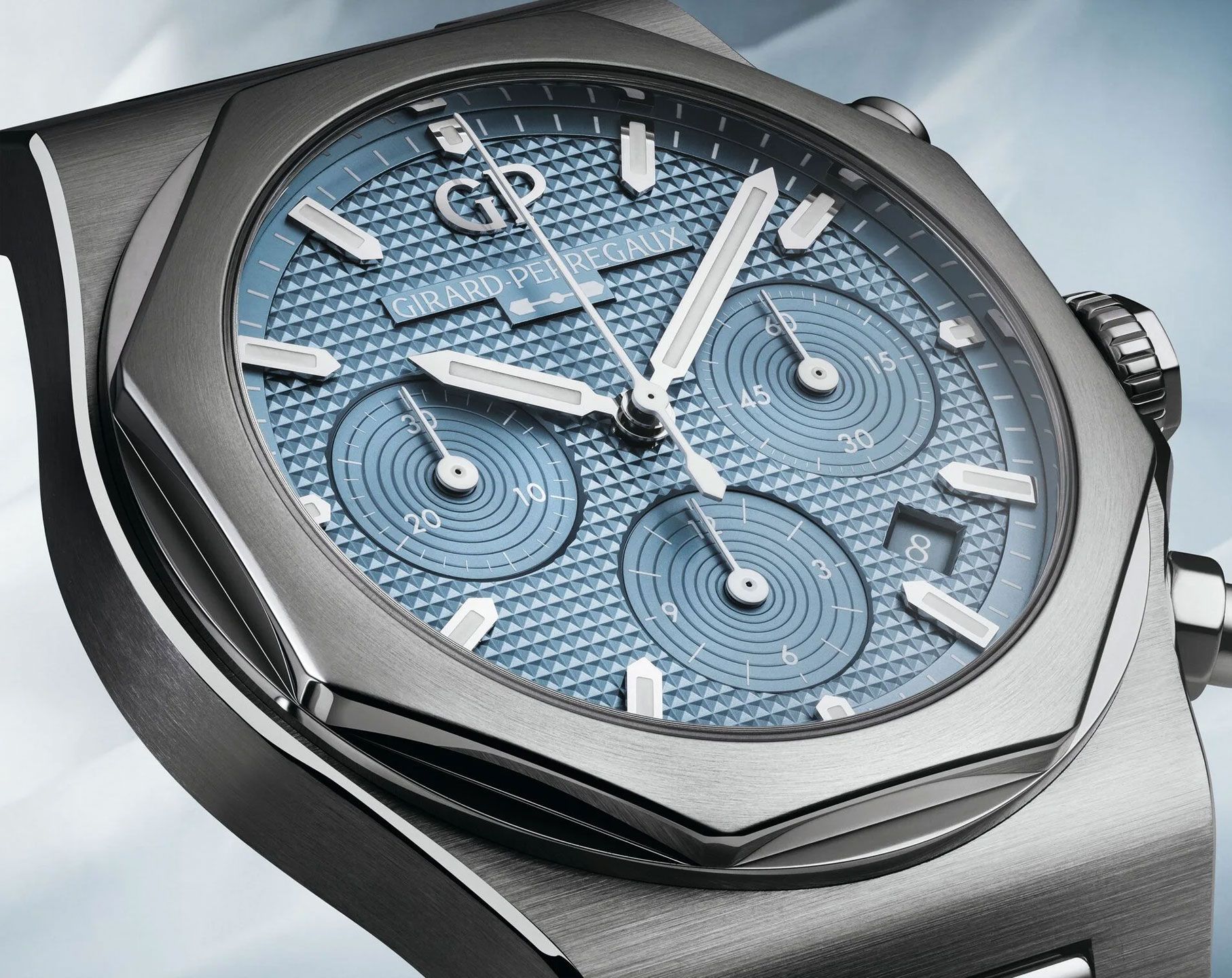 Girard-Perregaux Laureato Chronograph Blue Dial 42 mm Automatic Watch For Men - 5