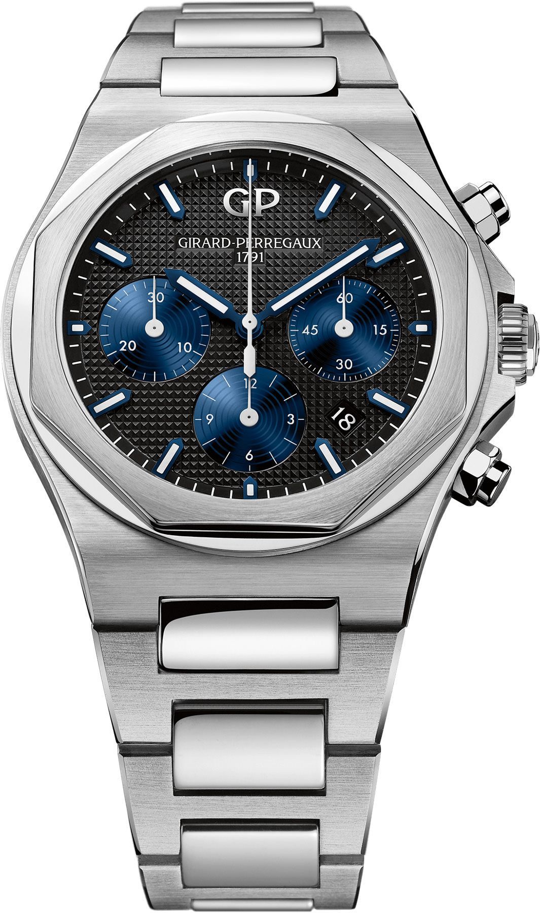 Girard-Perregaux Chronograph 42 mm Watch in Multicolor Dial For Men - 1