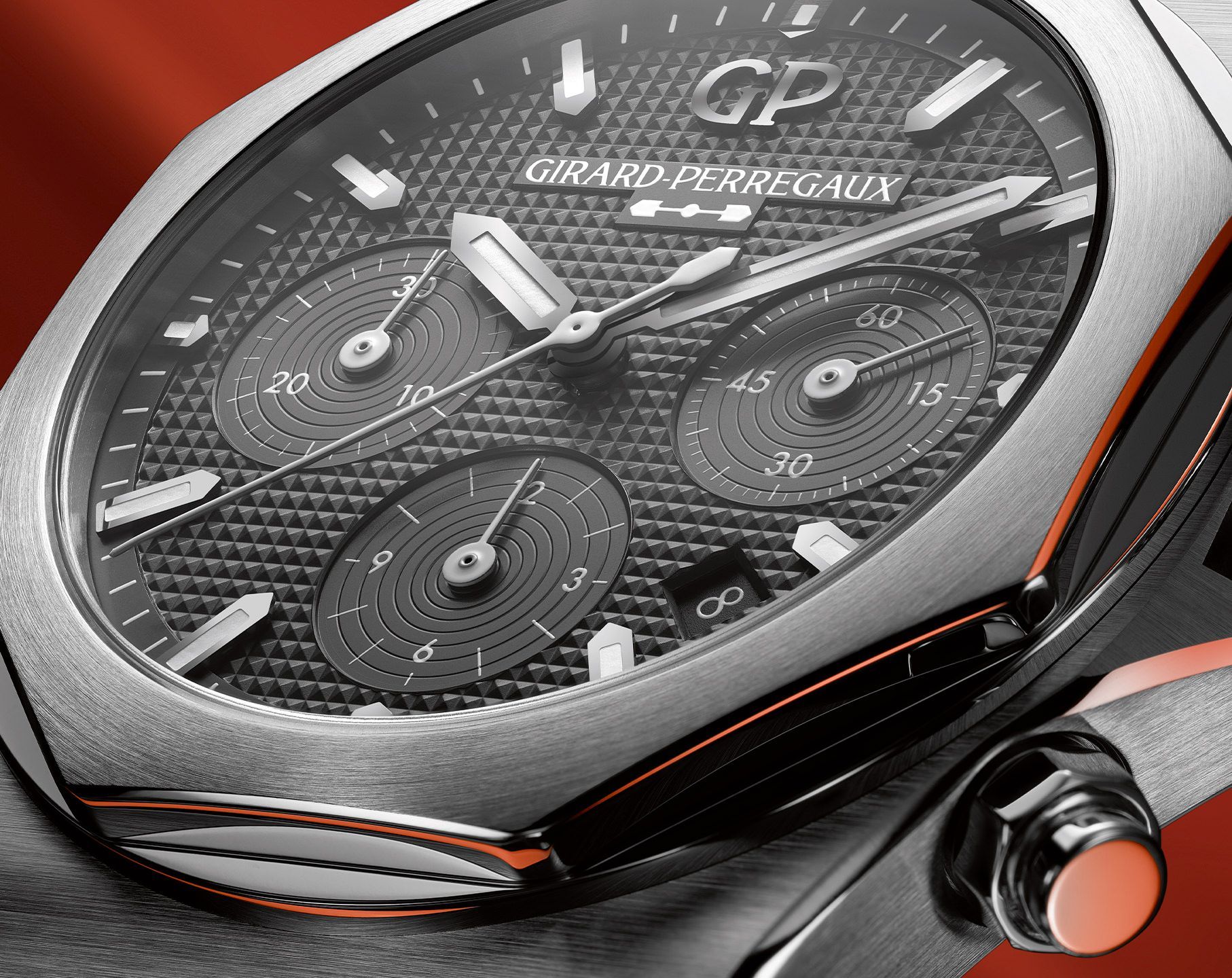 Girard-Perregaux Laureato Chronograph Grey Dial 42 mm Automatic Watch For Men - 7