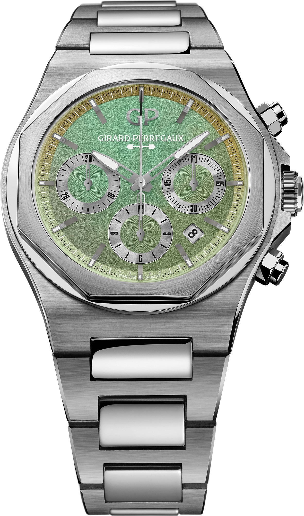 Girard-Perregaux Laureato Chronograph Green Dial 42 mm Automatic Watch For Men - 1