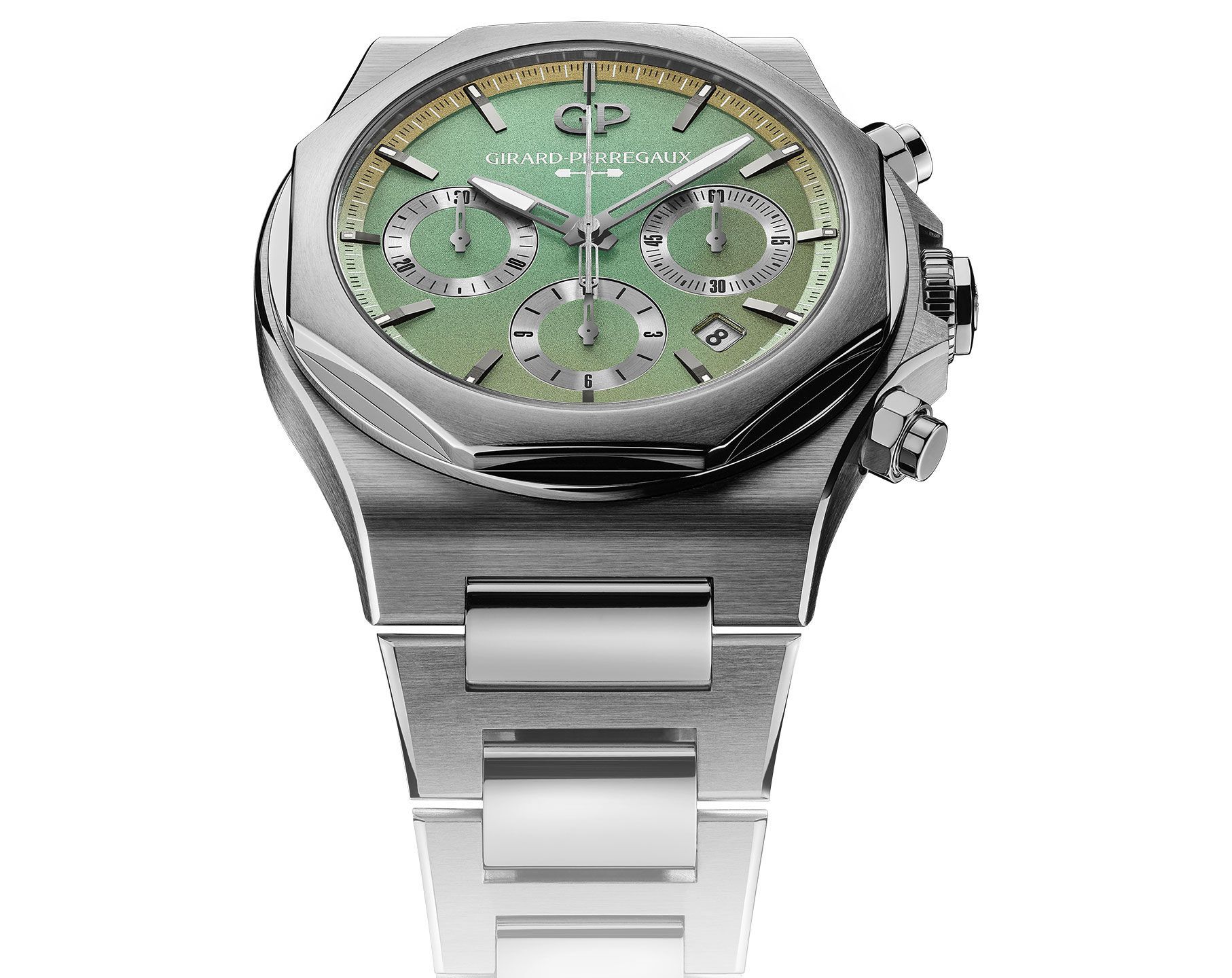 Girard-Perregaux Laureato Chronograph Green Dial 42 mm Automatic Watch For Men - 7