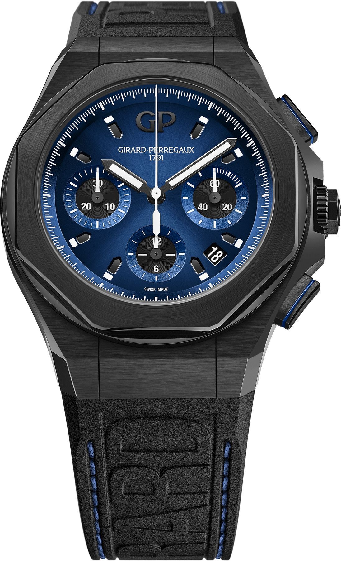 Girard-Perregaux Laureato Absolute 44 mm Watch in Blue Dial For Men - 1