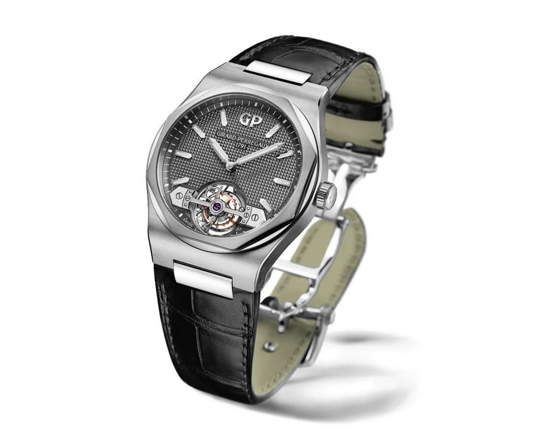 Girard-Perregaux Laureato Tourbillon 45 mm Watch in Grey Dial For Men - 2