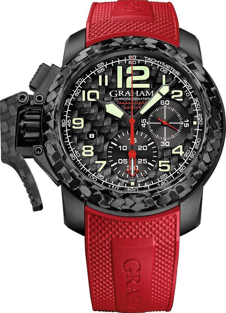 Graham Chronofighter Superlight  Black Dial 47 mm Automatic Watch For Men - 1