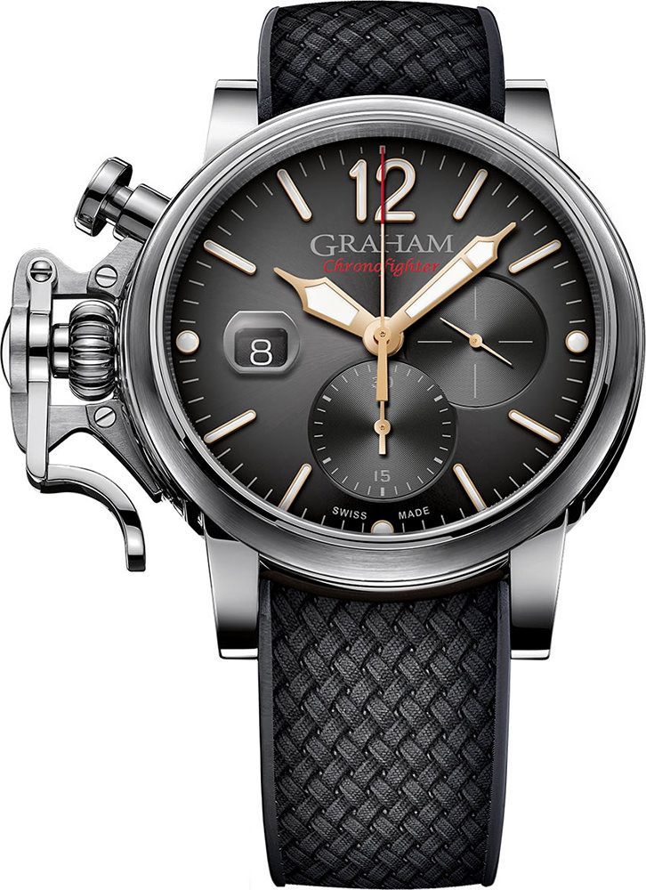 Graham  47 mm Watch in Black Dial For Men - 1