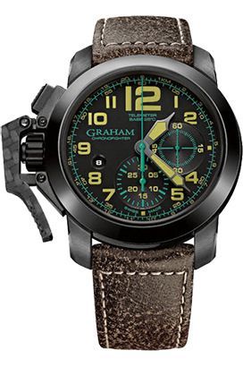 Graham  47 mm Watch in Black Dial For Men - 1