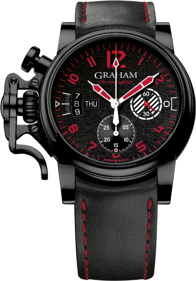 Graham  44 mm Watch in Black Dial For Men - 1