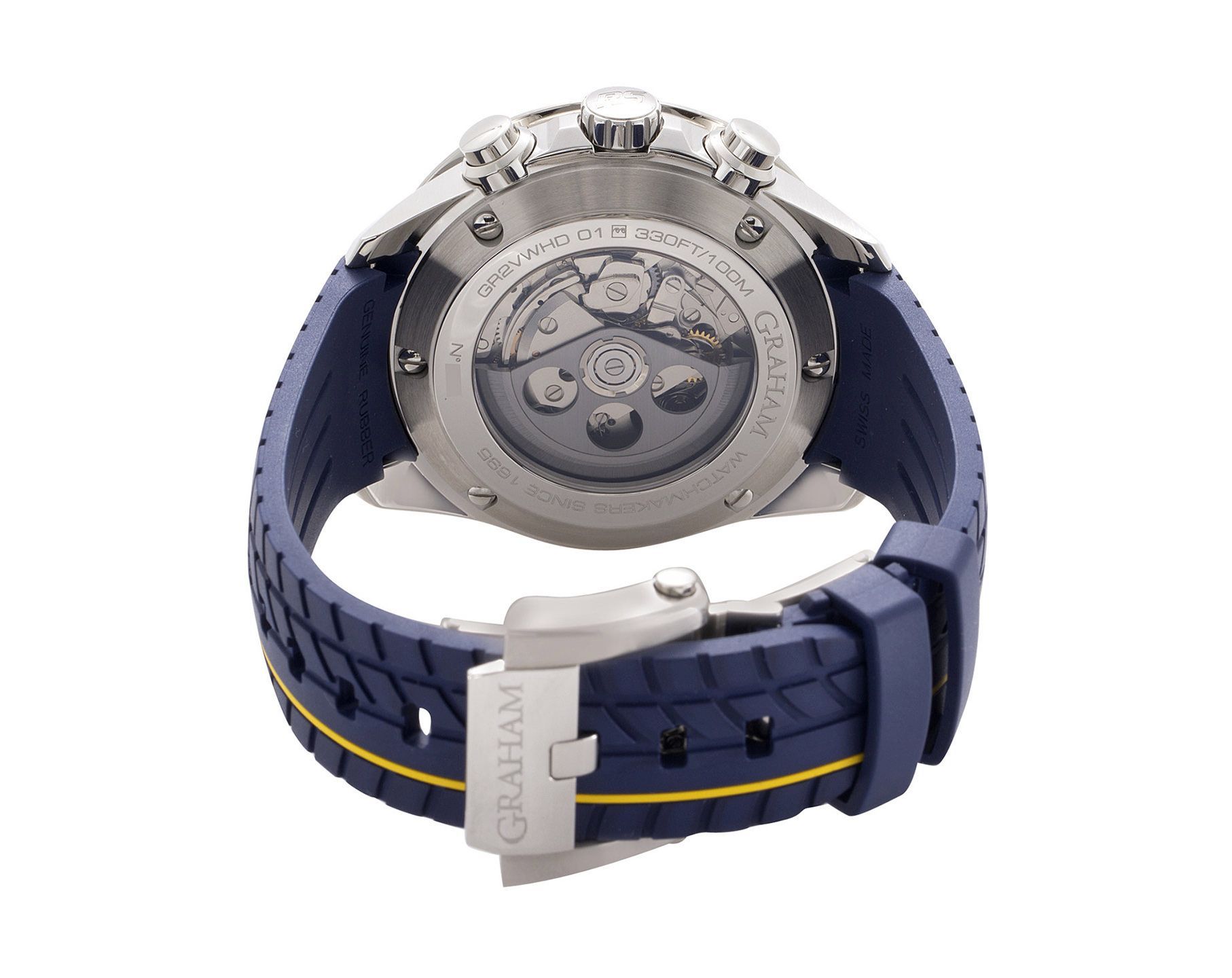 Graham Silverstone  Blue Dial 46 mm Automatic Watch For Men - 2