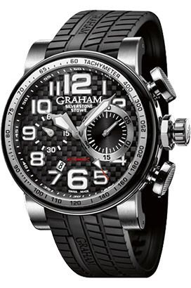 Graham Silverstone  Black Dial 48 mm Automatic Watch For Men - 1