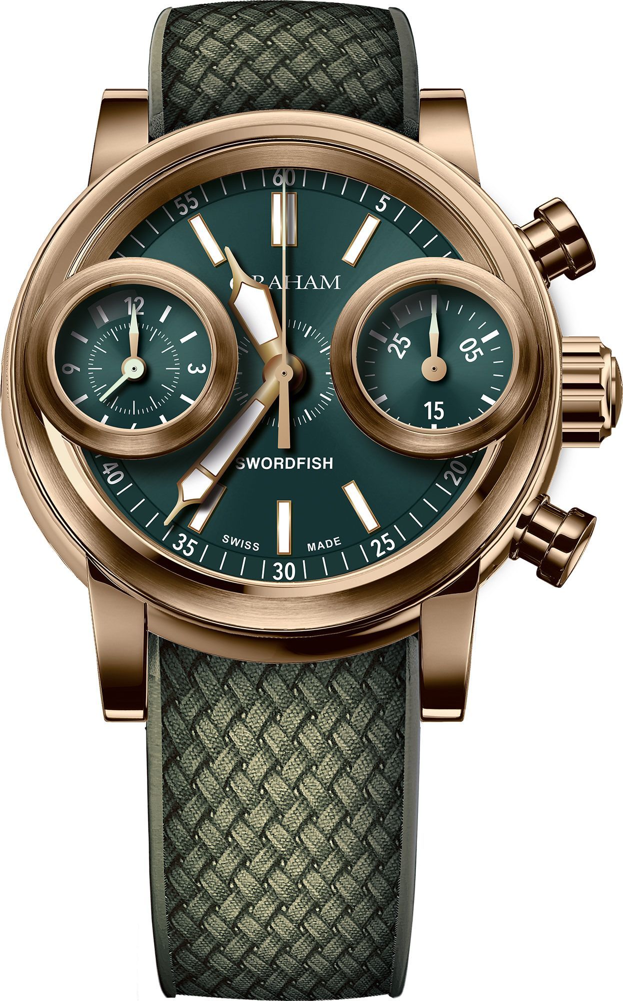 Graham Swordfish  Green Dial 46 mm Automatic Watch For Men - 1