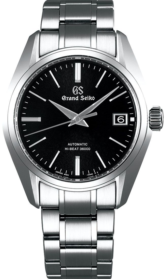 Grand Seiko Heritage Automatic Men Watches in Round case Black Dial