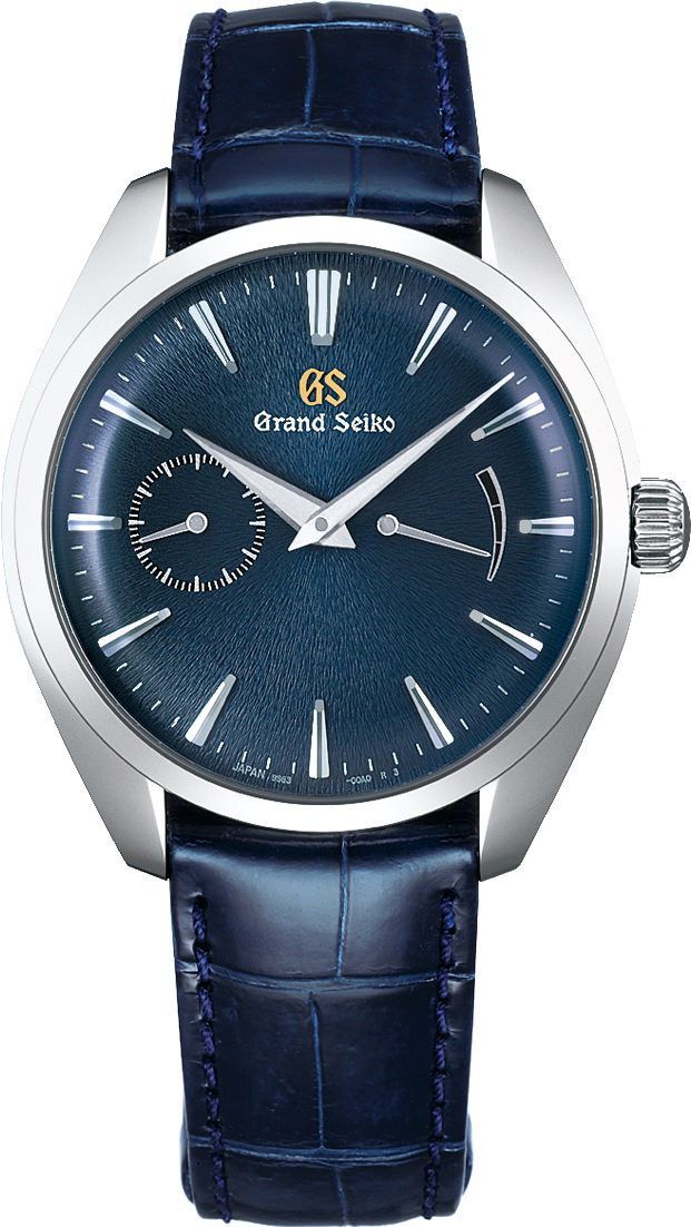 Grand Seiko Elegance  Blue Dial 39 mm Manual Winding Watch For Men - 1