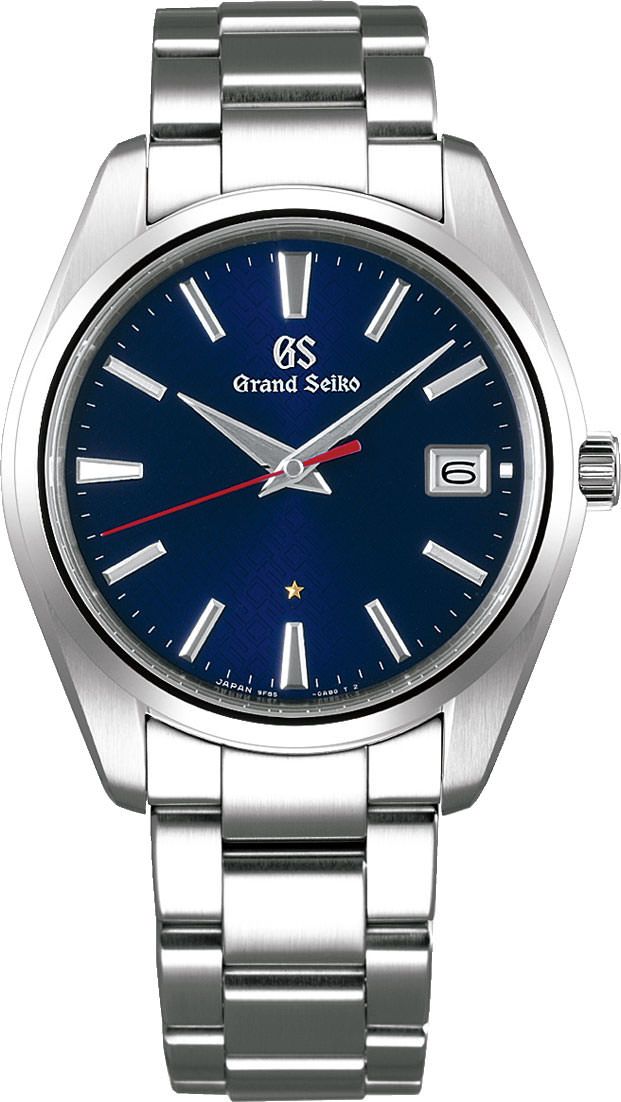 Grand Seiko Heritage Quartz Men Watches in Round case Blue Dial
