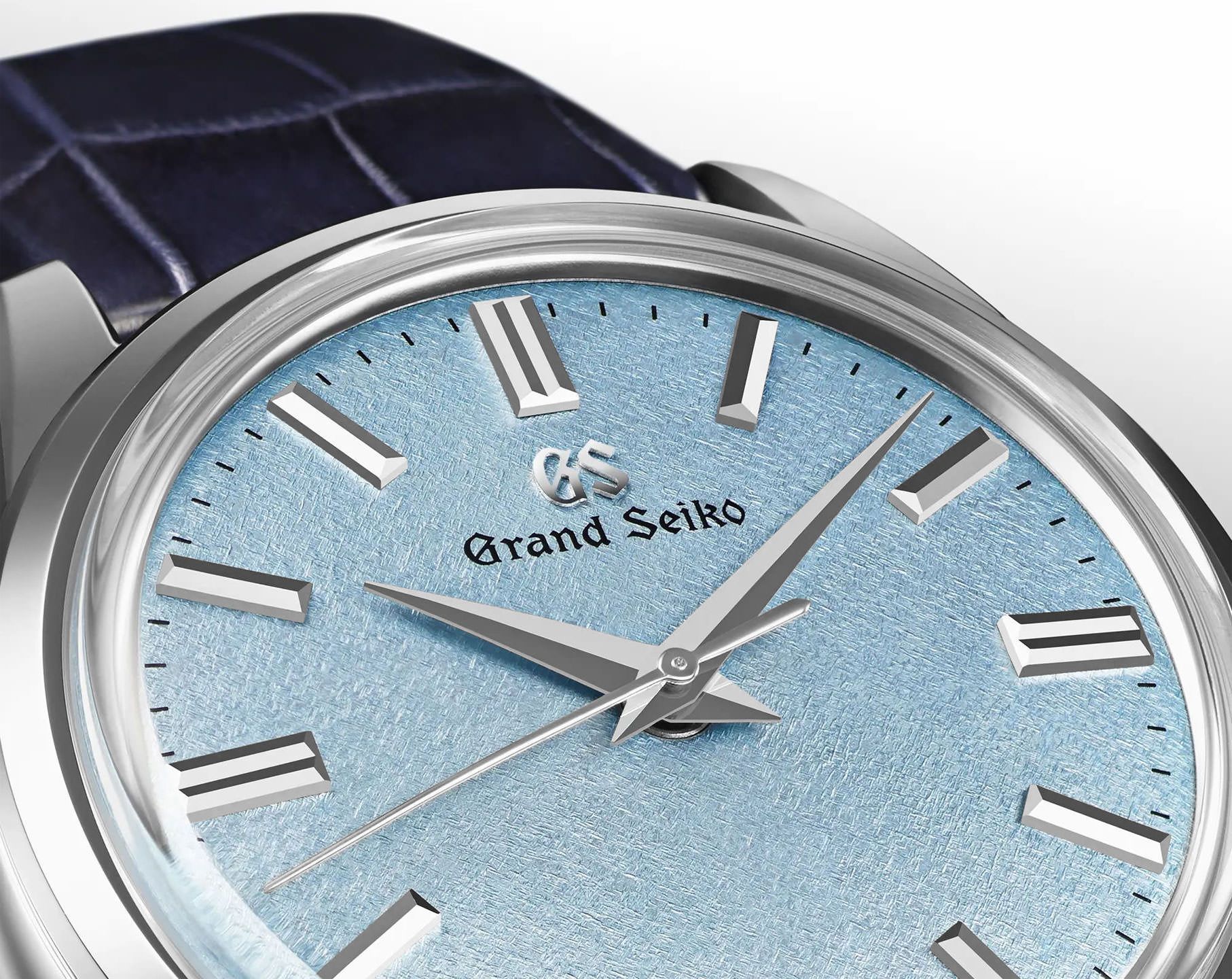 Grand Seiko Elegance  Blue Dial 37.7 mm Manual Winding Watch For Men - 2