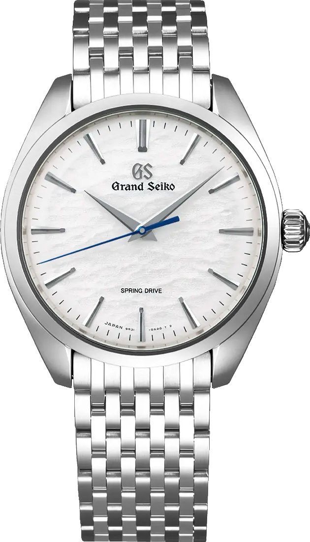 Grand Seiko Elegance  Silver Dial 38.5 mm Spring Drive Watch For Men - 1