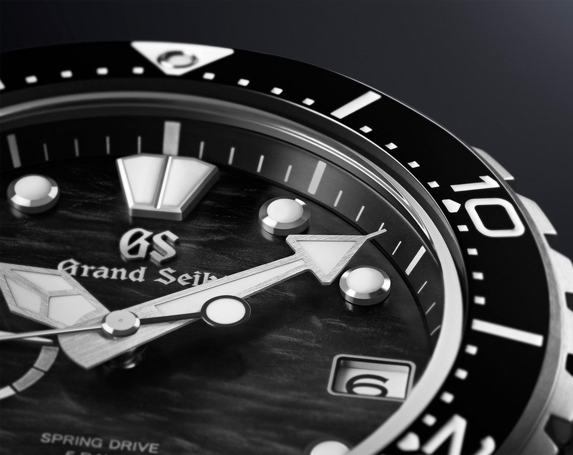 Grand Seiko Evolution 9  Black Dial 43.8 mm Spring Drive Watch For Men - 6