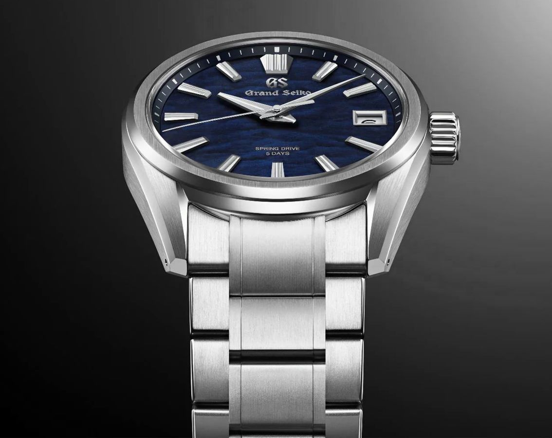 Grand Seiko Evolution 9  Blue Dial 40 mm Spring Drive Watch For Men - 7