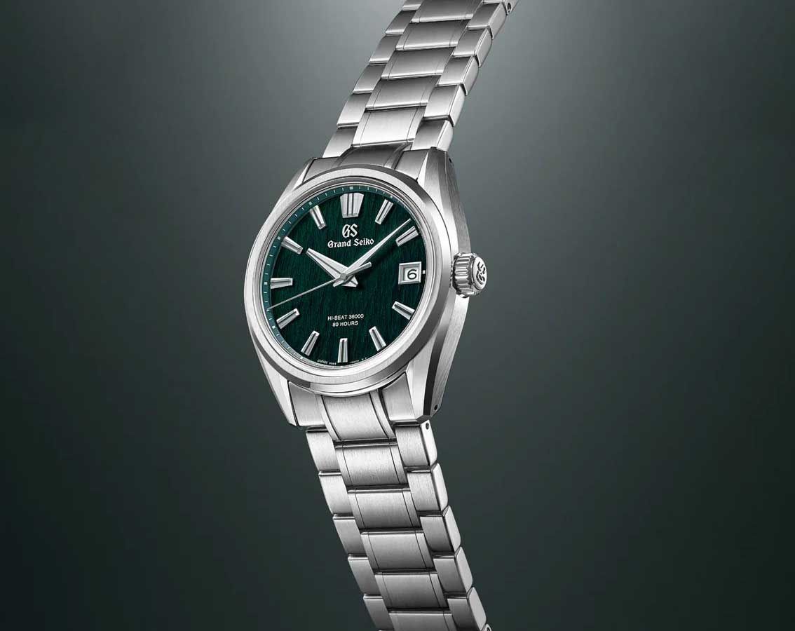 Grand Seiko Evolution 9  Green Dial 40 mm Manual Winding Watch For Men - 2