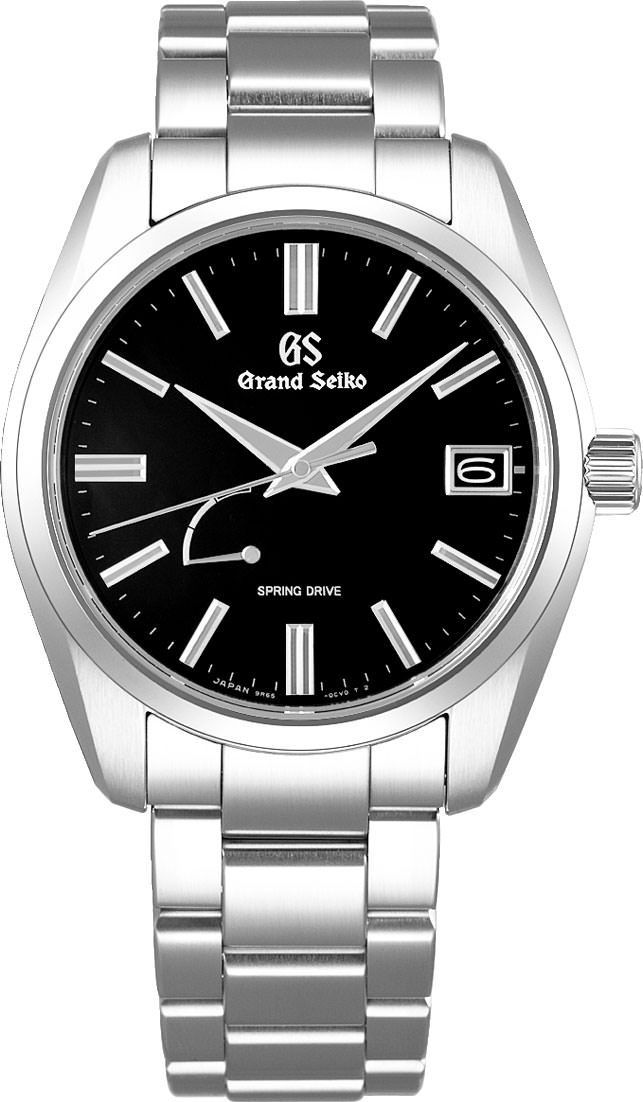 Grand Seiko Heritage  Black Dial 40 mm Spring Drive Watch For Men - 1