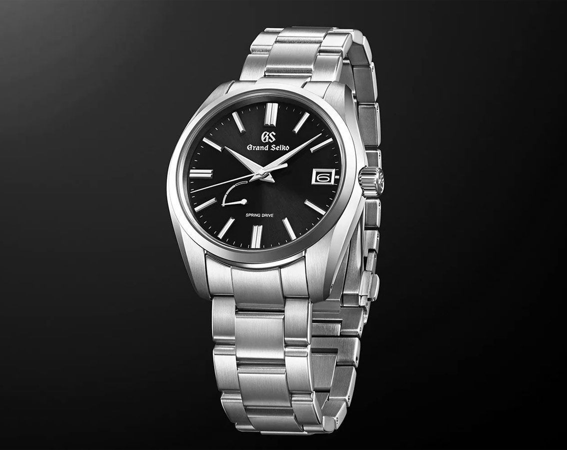 Grand Seiko Heritage  Black Dial 40 mm Spring Drive Watch For Men - 2