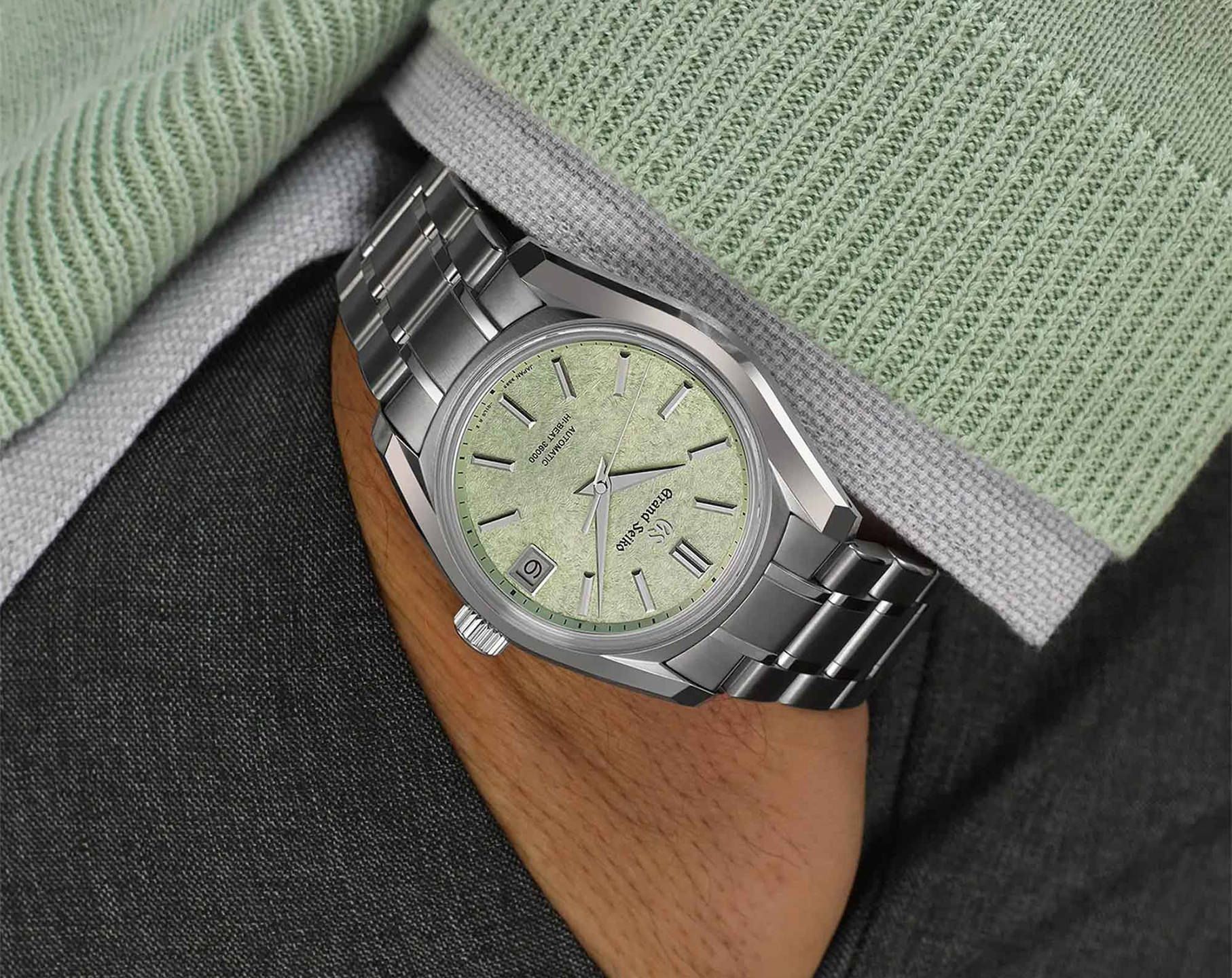 Grand Seiko Heritage 38 mm Watch in Green Dial